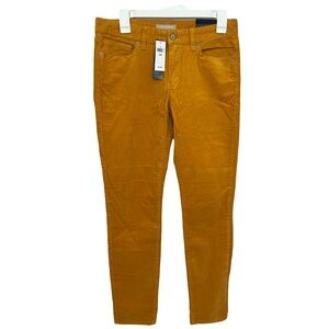 NWT Banana Republic Corduroy Women's Skinny Fit Jeans Mustard Yellow Sz 28/6